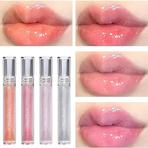 4 Colors Mini Cute Design Lip Gloss Mattte Velvet Long Lasting Shining Air Glitter Lip Glaze Waterproof Moisturize Makeup