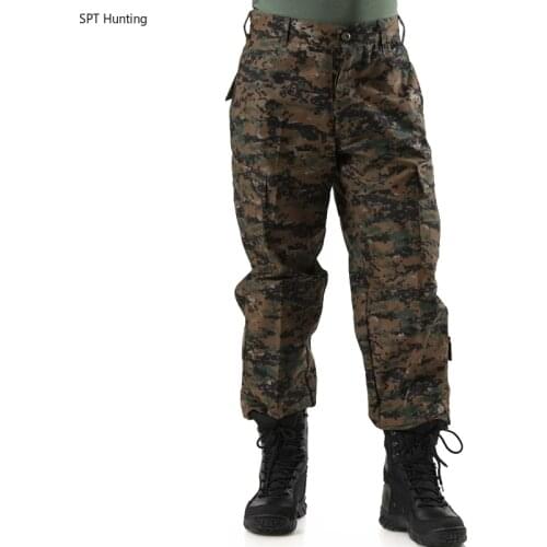 Mens Tactical Pants Lightweight Camouflage Assault Cargo Multi-Pocket Military Tactical Jungle Digital Camo Pants