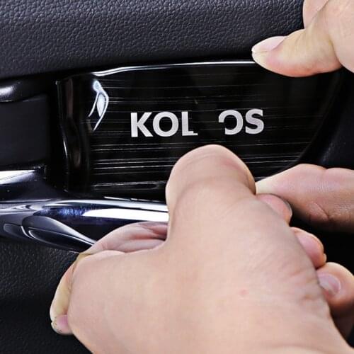 Car interior Door Handle Bowl Cover Patch trim For Renault Koleos 2017 2018 2019 accessories carstyling