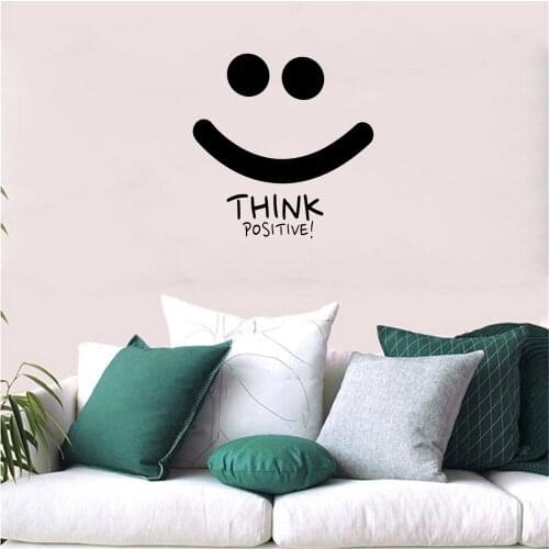 Positive Quote Smile Wall Sticker Motivation Quotes Inspiration Wall Decal Home Decor For Bedroom Living Room Office ph868