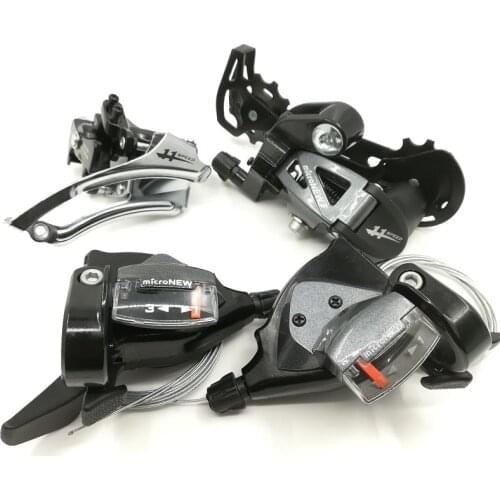 33 Speed Bicycle Derailleurs Set 3*11 Speed Shift Lever & 3 Speed Front & 11 Rear Derailleur Shifter Mountain Bike Microshift