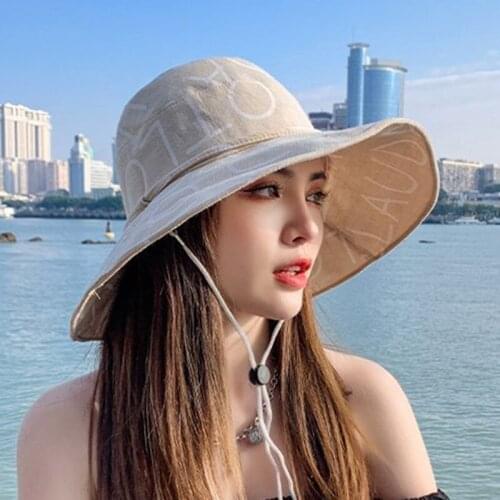 SILOQIN Foldable Elegant Lady Travel Cap 2021 NEW Summer Womens Cotton Sun Hats Oversized Brim Sun Protection Anti-UV Beach Hat