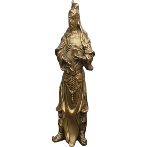 China old Bronze statue Guan Yu God statue