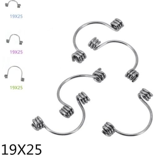 19x25 Dental Torque Springs Orthodontic Rectangular Single Anterioer Teeth Stainless Steel Large Middle Small