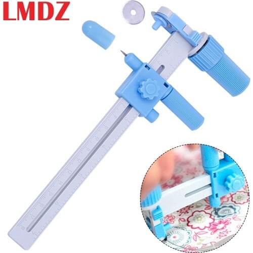 LMDZ Rotary Compass Cutter Cutting Cut Circles with Blades Tool Circles Round Cutter for Paper Leather Quilting Cutting Tools