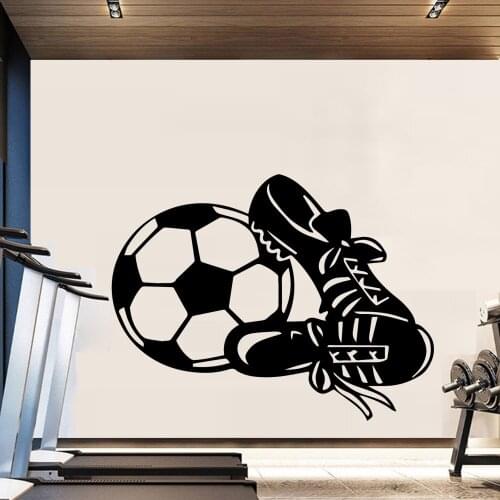 Fun Football Environmental Protection Vinyl Stickers For Babys Rooms Diy Pvc Home Decoration Accessories