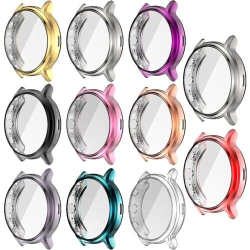 Protective Case For Fossil Gen 5 Carlyle Watch TPU Cover Bumper With Screen Protector Smart watch Anti-shock Shell Accessories