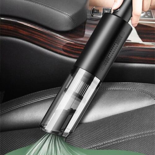 1PC 120W/6000pa Auto Household Dual-Use Strong Suction with Handheld lvacuum Mini Wireless Car Vacuum Cleaner Portable