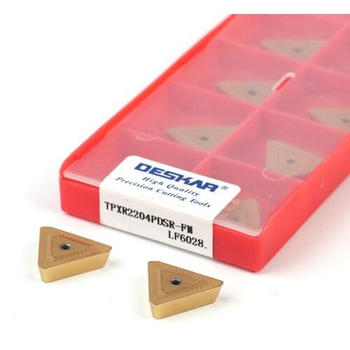 10Pcs TPXR2204PDSR-FM LF6028 CNC Lathe Toolholder Milling Use Tools Carbide insert Machining Sturdy Efficient High Quality Blade