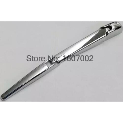 For Jeep Compass Second Generation 2017 2018 ABS Chrome Car Exterior Rear Tail Rain Windshield Wiper Cover Decorative Trim 3Pcs