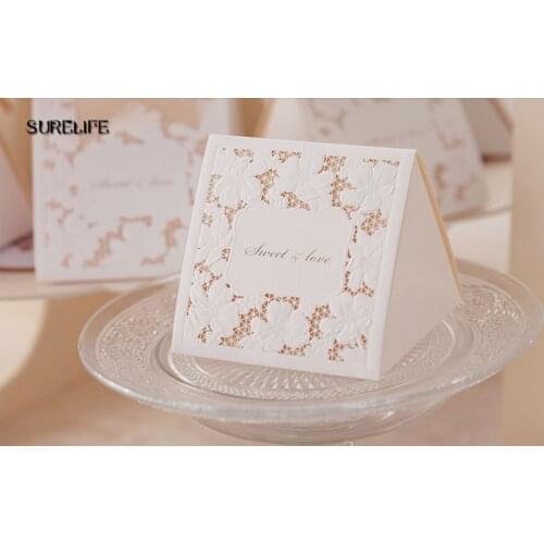 30Pcs European style wedding candy candy bag carton lace wedding candy boxes and creative personality