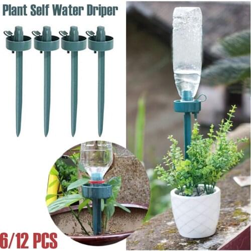 Garden supplies 6/12Pcs Automatic Drip Irrigation Tool Spikes Flower Plant Watering System Kit Water Self Watering Device