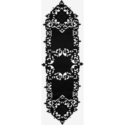 Cloveart Velvet Runner Black