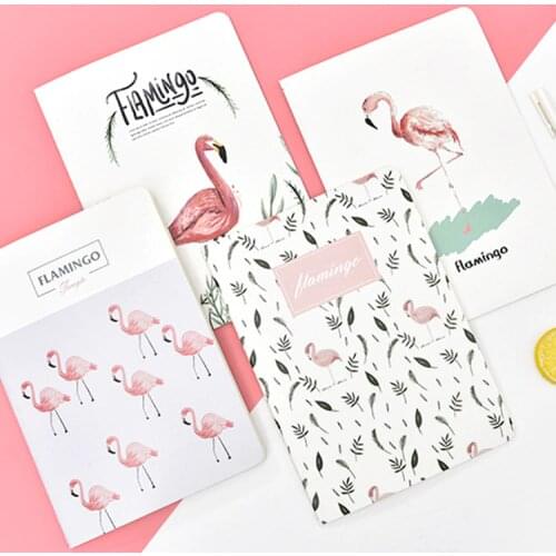 Creative Notebook B5 Large Flamingo Sakura Cat Blue Whale Agenda note Diys 30 page car line notebook office supplies file