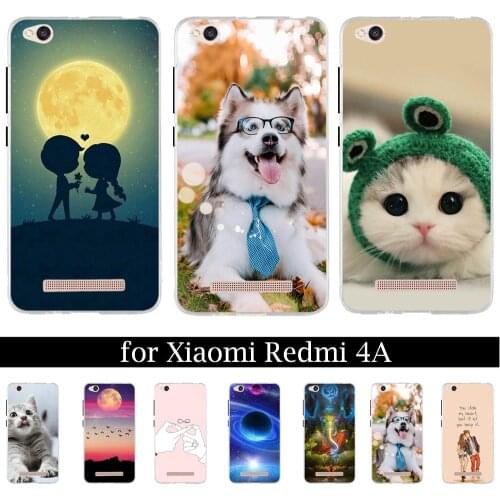 FRUITWORLD For Xiaomi Redmi 4A 5.0 inch Case Soft TPU Silicone Colored Painting Phone Cases For Xiaomi Redmi 4A Case Cover