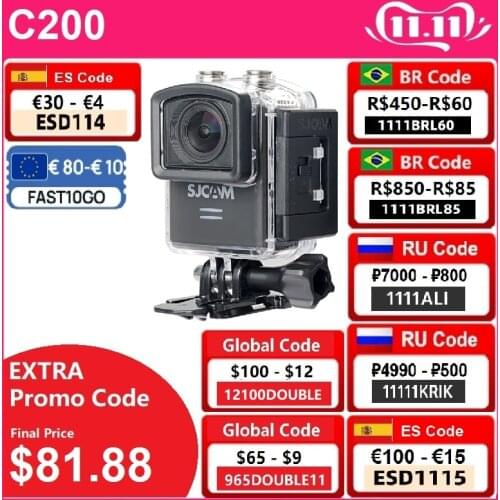 SJCAM M20 Action Camera Sport SJ Cam Underwater 4K Wifi Gyro Mini Camcorder 2160P HD 16MP With RAW Waterproof DV Original M20