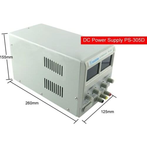 Stabilized Voltage Supply DAZHENG 30V 5A Variable DC Power Supply Digital Display PS-305D 110V/ 220V