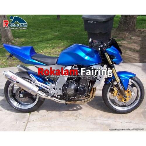 Body Kit For Kawasaki Z1000 2003 2004 2005 2006 High Grade ABS Plastic Blue Aftermarket Motorbike Fairing Set