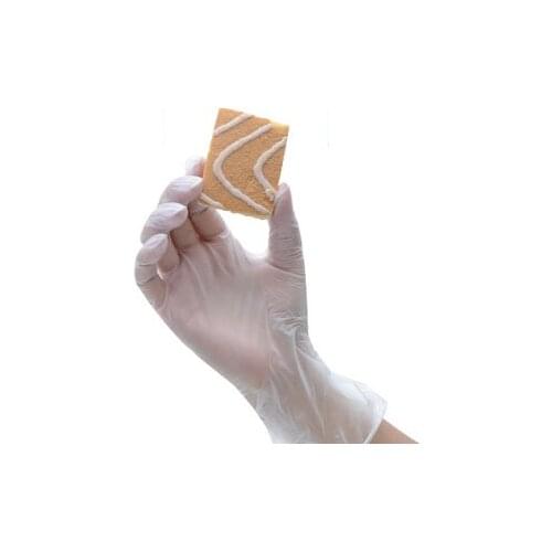 Food Grade Transparent PVC Gloves Used for Processing Household Appliances