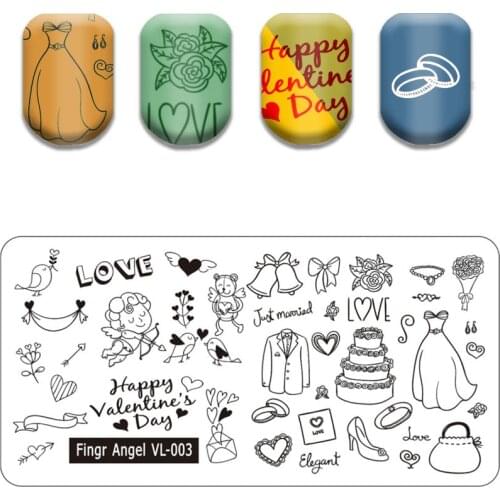 New Design Stamping Plate Cute Size Flower Pattern Nail Art Image Plate Fashion Stamp Nail Art