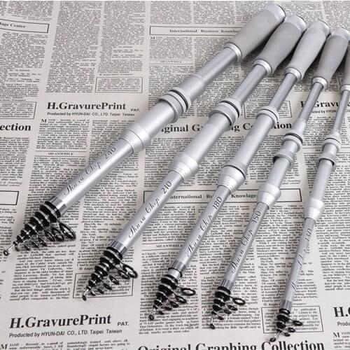 Portable Carbon Fiber Fishing Rod Pole Sea Rods Mini Fishing Rod Ocean Rock Fishing 1.3-2.4m