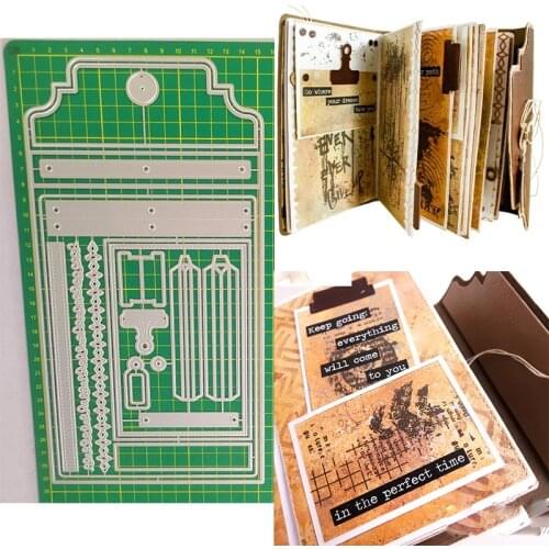 Cutting Dies Photo Album Large Loose Leaf Set DIY Mold Paper Metal Craft Dies for Card Making Cut Dies 2021 Embossing New Molds