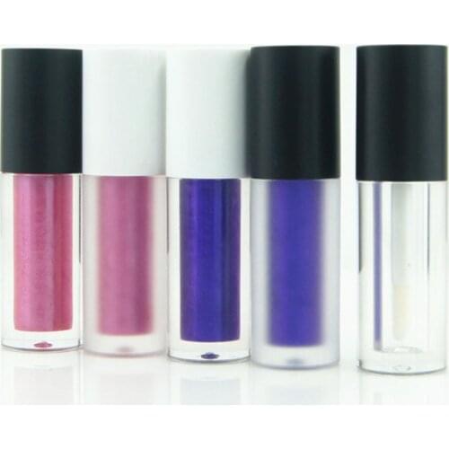 100pcs 2ml Empty Clear Frosted Lip Gloss Tubes Wand Makeup DIY Cosmetic Lipstick Packing Container