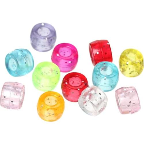 Plastic Spacer Beads For Jewelry DIY Findings Round Mixed Color Beads Handmade Necklace Earrings Components Charms, 200 PCs new