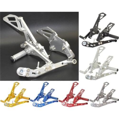 Adjustable Rearset Footrests Foot Rest Peg Rear Set For SUZUKI GSXR GSX-R 1000 GSXR1000 2009 2010 2011 2012 2013 2014 2015 2016