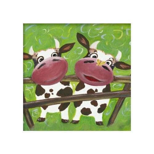 HandePainted Oil Painting Spring-Art For Kids Animal Canvas Art-Modern Oil Painting on Canvas Art Wall Pictures for Living rooms