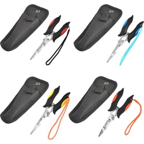 Fishing Pliers Multifunctional Plier Fishing Line Cutter Stainless Steel Aluminum Hook Remover Fishing Gear Tackle Accessories