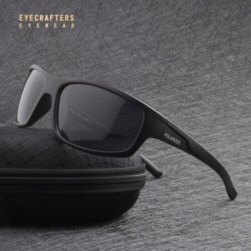 Eyecrafters Polarized Sunglasses Mens Driving Shades Male SunGlasses For Men Retro Cheap Luxury Brand Designer Oculos Goggles