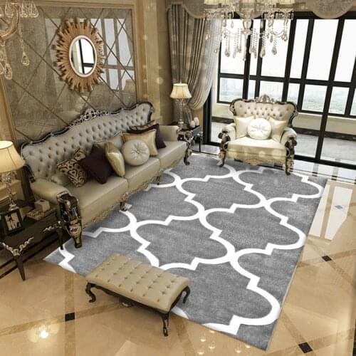 Nordic Style Geometric Modern Carpet for Living Room Bedroom Sofa Coffee Study Anti-Slip Carpets Showcase Rugs Household Rug