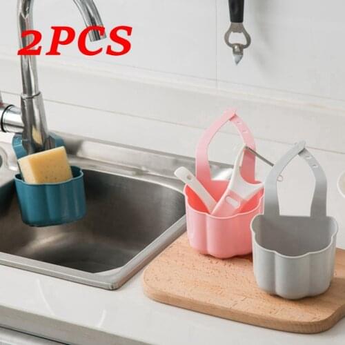 Kitchen Sink Drain Rack Sponge Debris Rack Storage Basket Faucet Hanging Drain Organizer Washing Sink Portable Home Kitchen Tool