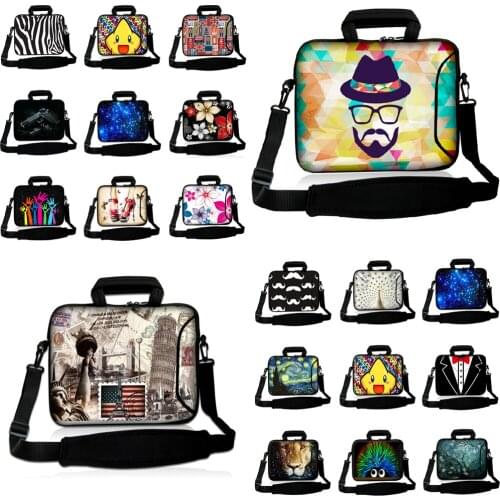 Funda Portatil 15.6 Bolsas Neoprene 10 12 13 14 15 17 inch Laptop Messenger Handle Briefcase Shoulder Strap Carry Bag Pouch 2021
