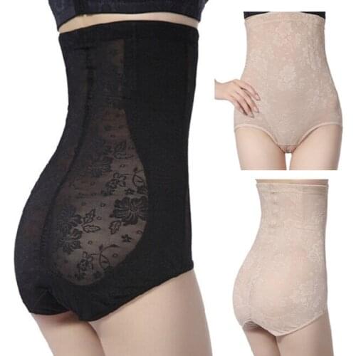 Women High Waist Trainer Corset Panties Sexy Lingerie Beauty Thin Waist Cincher Pants Lace Butt Lifter Slimming Shapewear