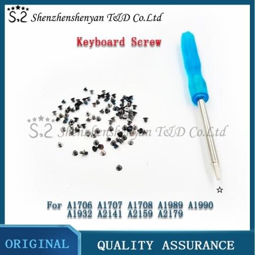 100pcs/set A1706 A1707 A1708 A1932 A1989 A2159 A2179 Keyboard Screw For Macbook Pro Retina 13" 15" Full Screws Kit Replacement