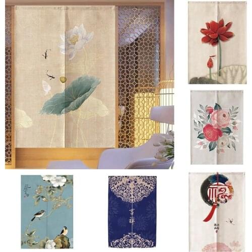 Japanese Door Curtain Household Partition Curtain Toilet Kitchen Oil Smoke Free Half Panel Curtain