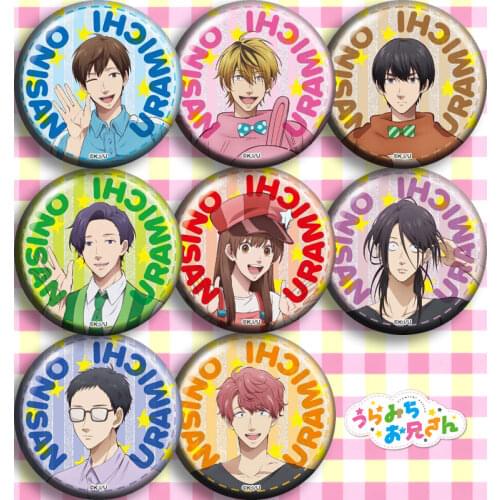 58mm Badges Uramichi Nasino Cartoon badges Button On Backpack