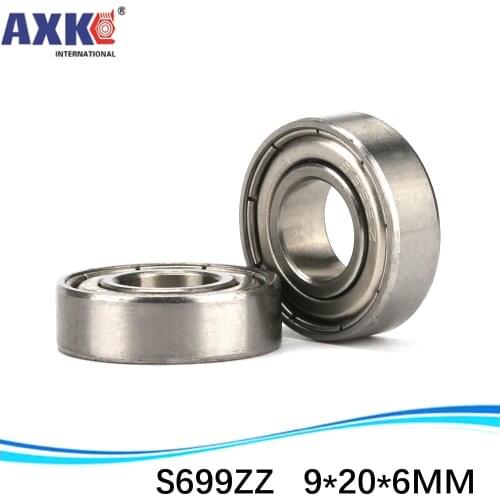 1pcs) SUS440C environmental corrosion resistant stainless steel deep groove ball bearings S699ZZ 9*20*6 mm