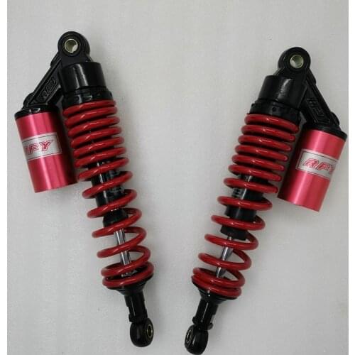360MM 8mm spring Motorcyc Shock Absorbers for Honda CB1300 CB1000 XL175 Yamaha Suzuki Kawasaki Z1300 ZRX1200 ZRX1100 Black Red