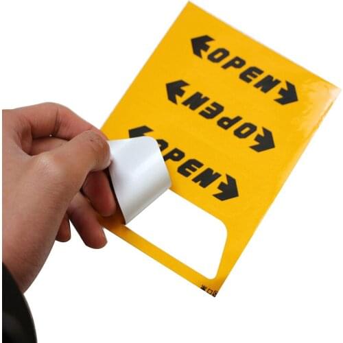 4Pcs/set Car Door Open Warning Safety Car Sticker for Volkswagen Vw POLO Tiguan Passat Golf 5 6 7 EOS Scirocco Jetta Bora Lavida