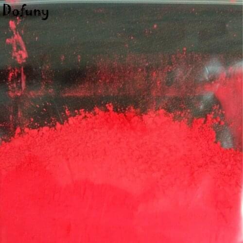 Nail Glitter Fluorescent Dust Nail Polish Pigment Red Nail Fluorescent Powder Cosmetic Soap Pigment 1pc