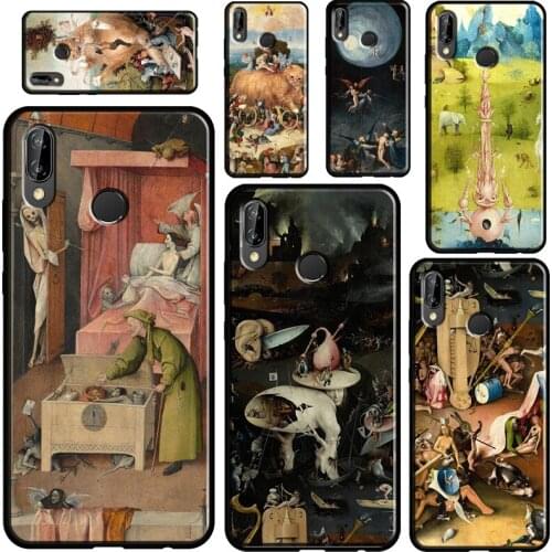 Hieronymus Bosch Art Painting Case For Huawei P30 P40 P10 P20 Lite P Smart 2021 Nova 5T Cover For Honor 20 Pro 8X 9X 10i