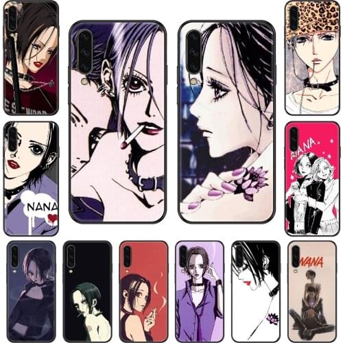 NaNa osaki Phone case For Samsung Galaxy A 3 5 8 9 10 20 30 40 50 70 E S Plus 2016 2017 2018 2019 black silicone cell cover 3D