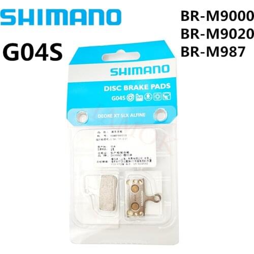SHIMANO XTR G04S Bike 2-Piston Narrow Metal Disc Brake Pads for BR-M9000/M9020/M987/M985 Spring with Pin Iamok Bicycle Parts