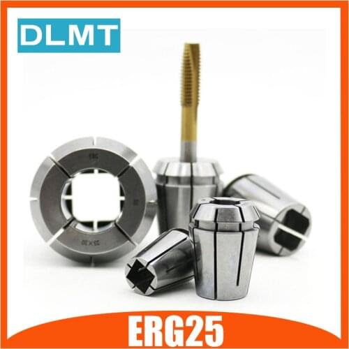 ERG25 M3-M22 Tap Collets Tapping Collet Taps square Tapping ER Collet DIN 6499 Machine Taps collets Milling Tools