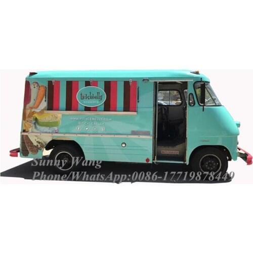 Hot Sales Fried Chicken Mobile Electric Fast Food Truck Stainless Steel Food Truck Equipment