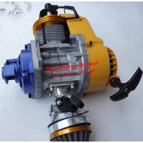 Performance 49cc Engine Mini Moto Quad ATV Pocket Bike New Motorcycles Engine Parts with yellow