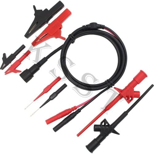 B002 9pcs/set BNC Electronic Specialties Test Lead kit Automotive Test Probe Kit Universal Multimeter probe leads kit